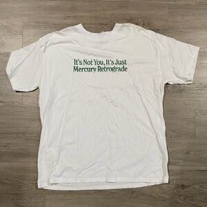 Mayfair‎ Group Mercury Retrograde White Graphic T-Shirt